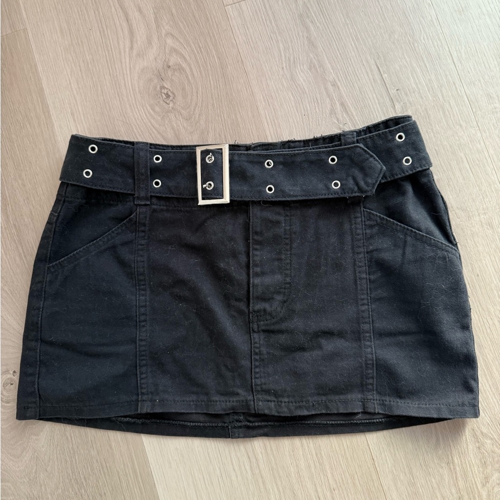 Adika Black Mini Skirt
